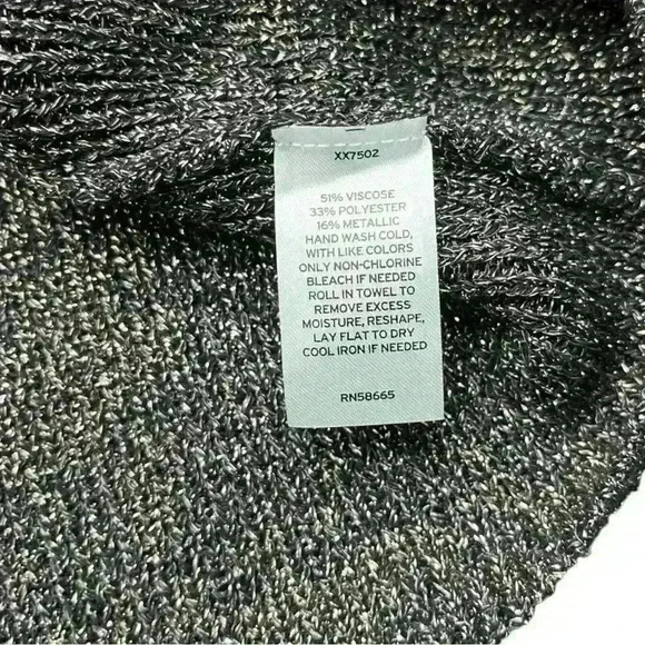 NWT Melrose And Market Gold and Black Knit Sweater, Size S - Picture 6 of 6